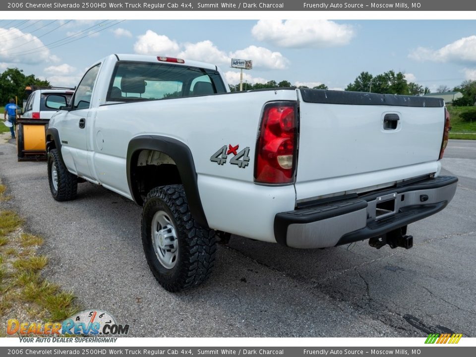 2006 Chevrolet Silverado 2500HD Work Truck Regular Cab 4x4 Summit White / Dark Charcoal Photo #6