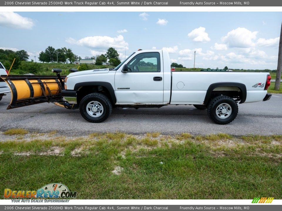 2006 Chevrolet Silverado 2500HD Work Truck Regular Cab 4x4 Summit White / Dark Charcoal Photo #7