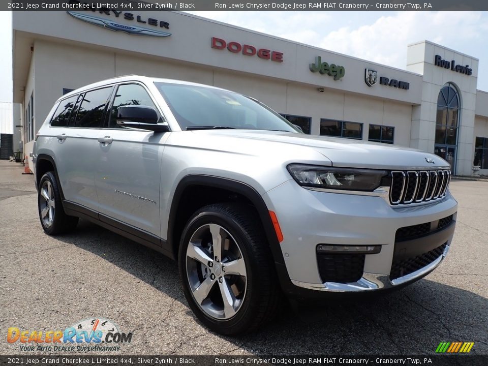 2021 Jeep Grand Cherokee L Limited 4x4 Silver Zynith / Black Photo #3