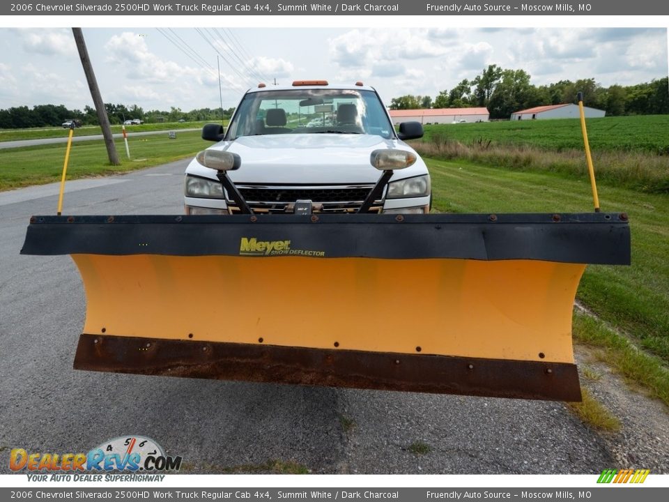 2006 Chevrolet Silverado 2500HD Work Truck Regular Cab 4x4 Summit White / Dark Charcoal Photo #9