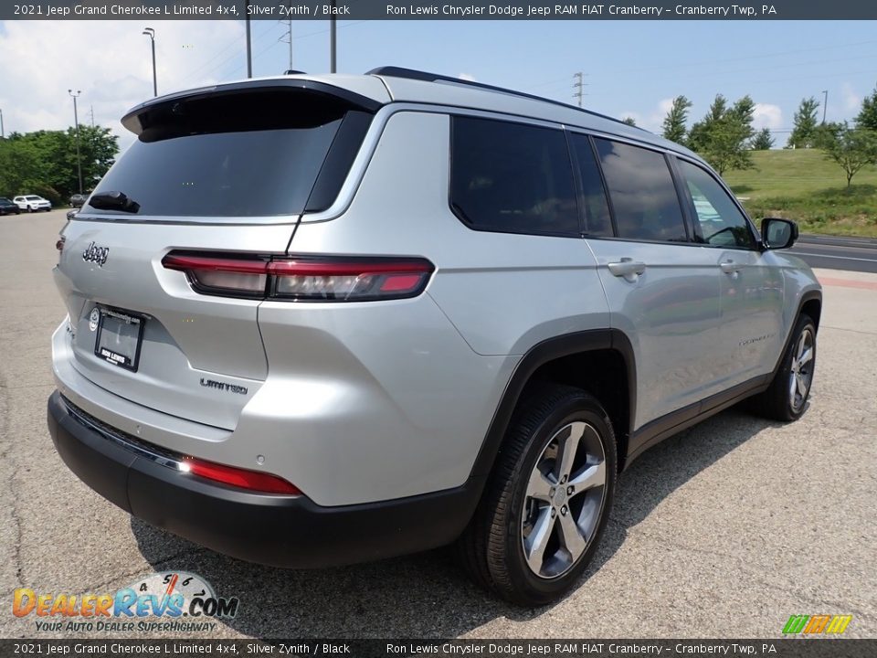 2021 Jeep Grand Cherokee L Limited 4x4 Silver Zynith / Black Photo #5