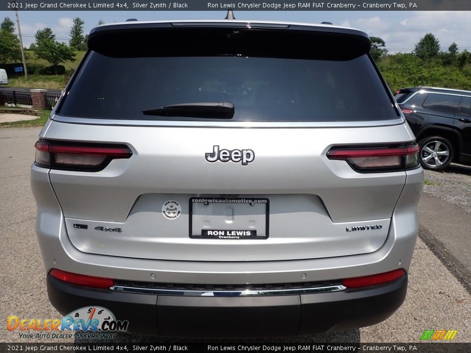 2021 Jeep Grand Cherokee L Limited 4x4 Silver Zynith / Black Photo #6