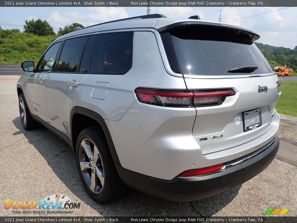 2021 Jeep Grand Cherokee L Limited 4x4 Silver Zynith / Black Photo #8
