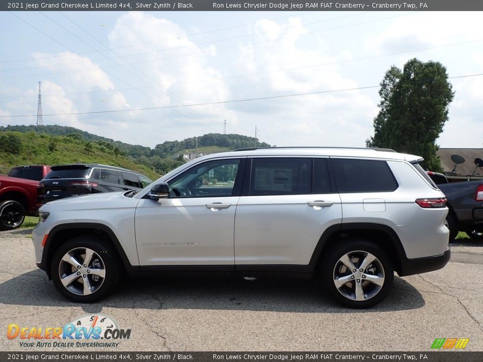 2021 Jeep Grand Cherokee L Limited 4x4 Silver Zynith / Black Photo #9