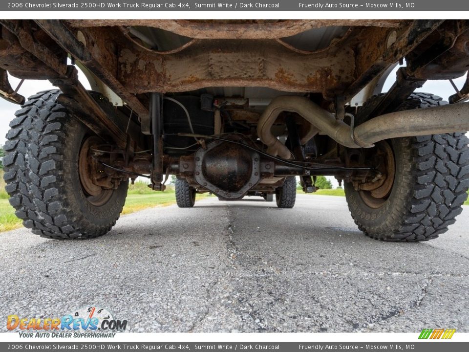 2006 Chevrolet Silverado 2500HD Work Truck Regular Cab 4x4 Summit White / Dark Charcoal Photo #15