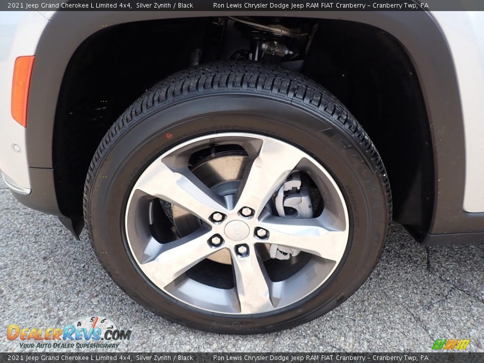 2021 Jeep Grand Cherokee L Limited 4x4 Silver Zynith / Black Photo #10