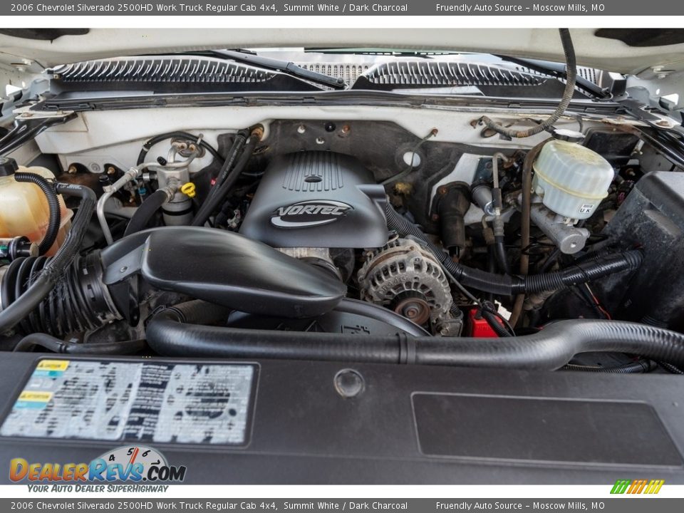 2006 Chevrolet Silverado 2500HD Work Truck Regular Cab 4x4 Summit White / Dark Charcoal Photo #19