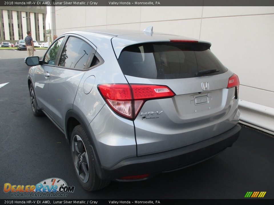 2018 Honda HR-V EX AWD Lunar Silver Metallic / Gray Photo #3