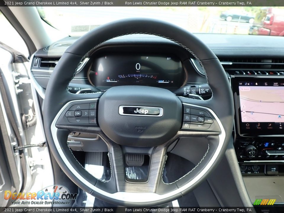 2021 Jeep Grand Cherokee L Limited 4x4 Silver Zynith / Black Photo #17