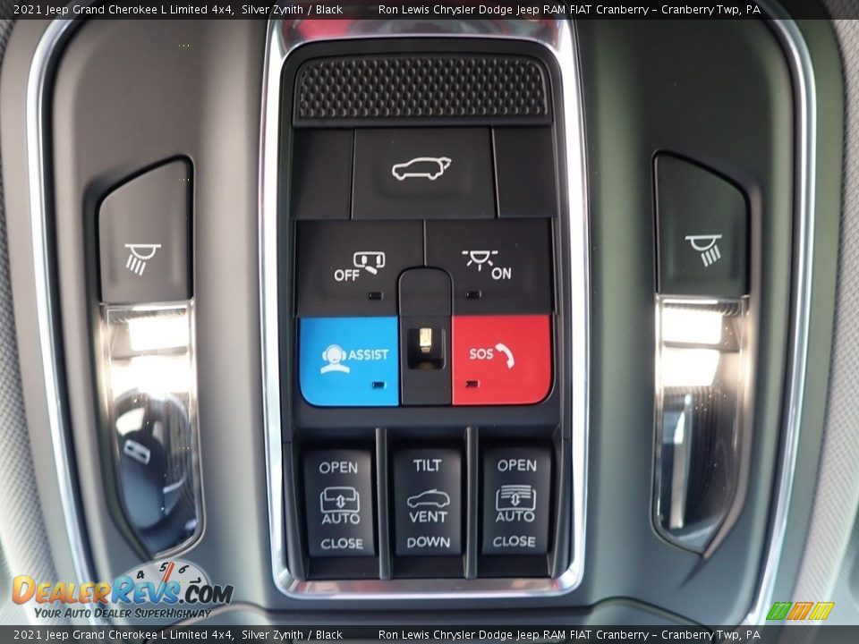 2021 Jeep Grand Cherokee L Limited 4x4 Silver Zynith / Black Photo #20