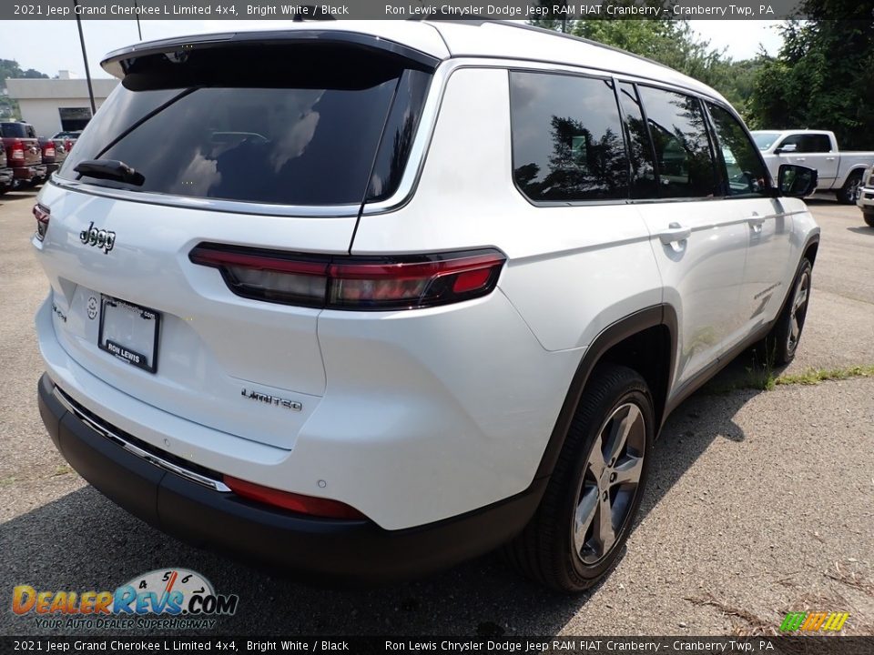 2021 Jeep Grand Cherokee L Limited 4x4 Bright White / Black Photo #5