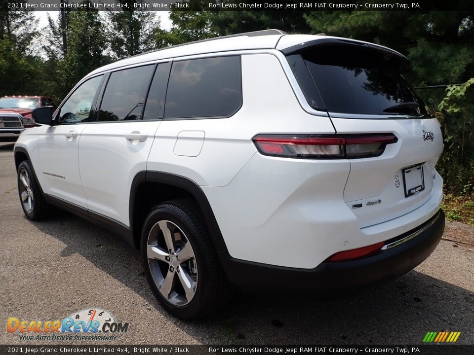 2021 Jeep Grand Cherokee L Limited 4x4 Bright White / Black Photo #8
