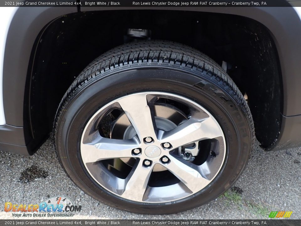 2021 Jeep Grand Cherokee L Limited 4x4 Bright White / Black Photo #9