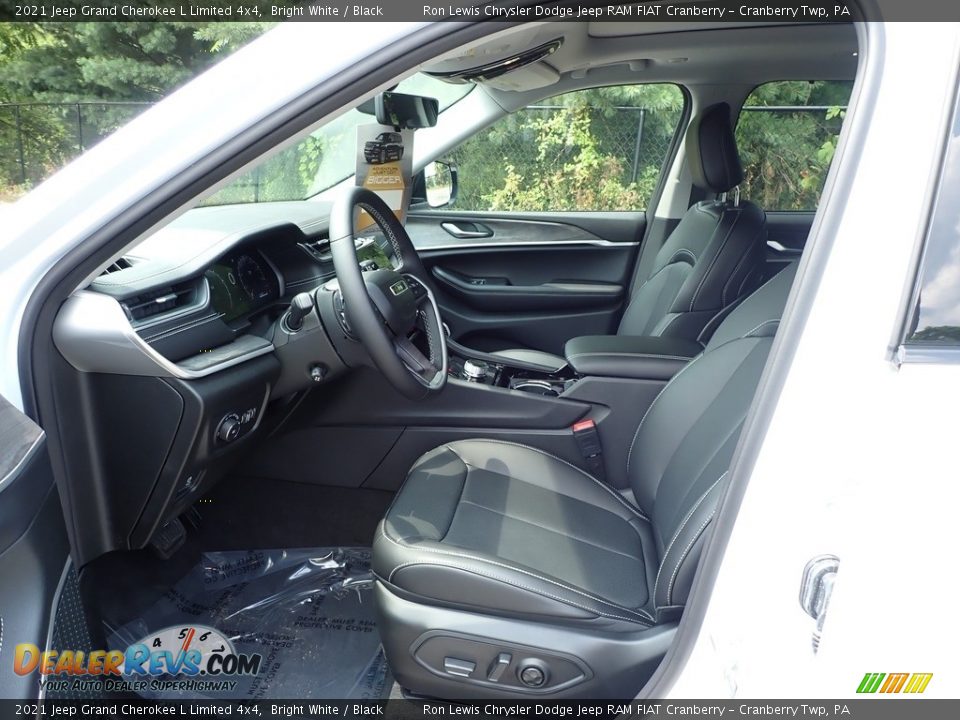 2021 Jeep Grand Cherokee L Limited 4x4 Bright White / Black Photo #11