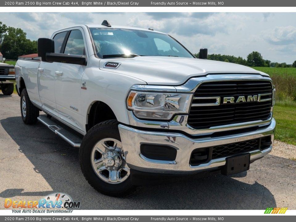 2020 Ram 2500 Big Horn Crew Cab 4x4 Bright White / Black/Diesel Gray Photo #1