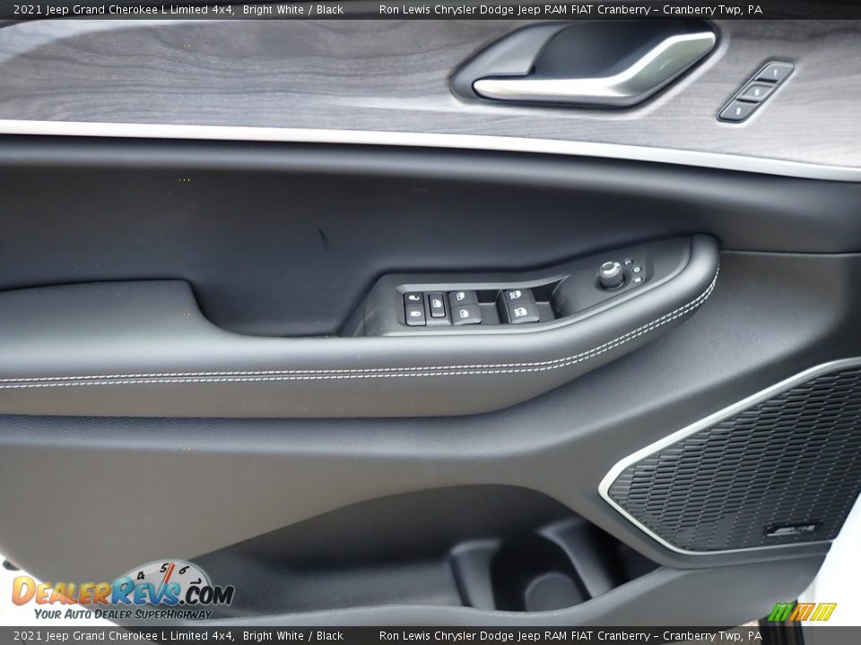 2021 Jeep Grand Cherokee L Limited 4x4 Bright White / Black Photo #15