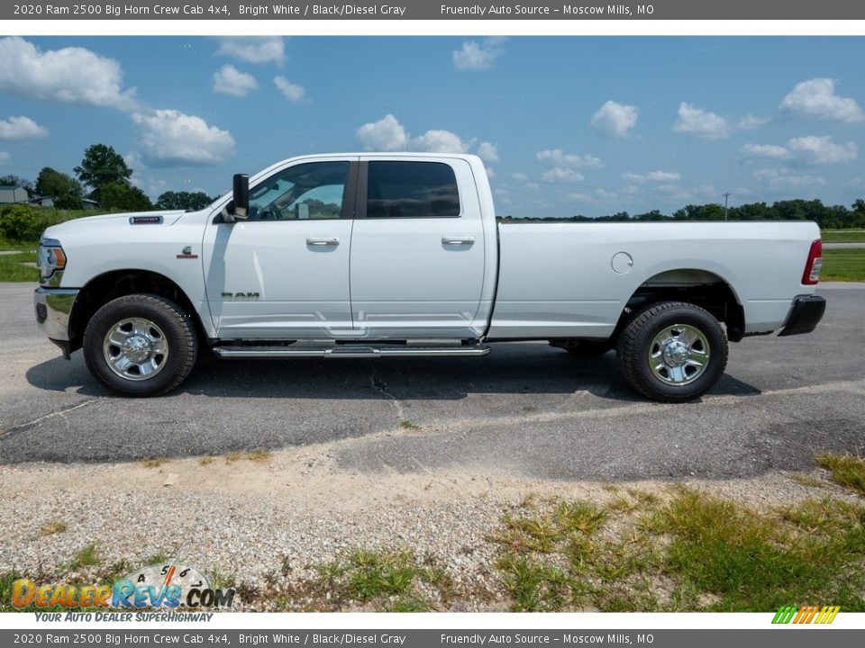 2020 Ram 2500 Big Horn Crew Cab 4x4 Bright White / Black/Diesel Gray Photo #7