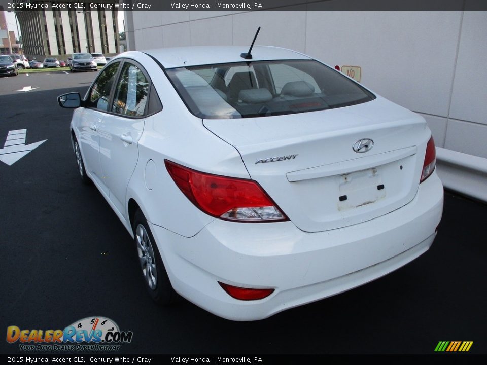 2015 Hyundai Accent GLS Century White / Gray Photo #2