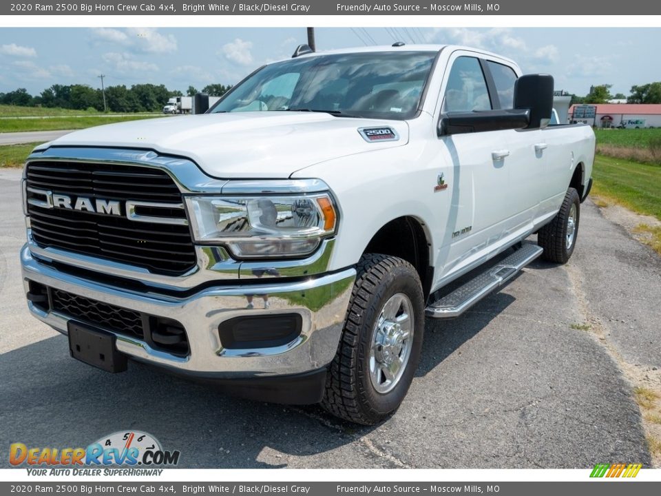 2020 Ram 2500 Big Horn Crew Cab 4x4 Bright White / Black/Diesel Gray Photo #8