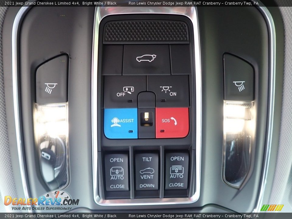 2021 Jeep Grand Cherokee L Limited 4x4 Bright White / Black Photo #19