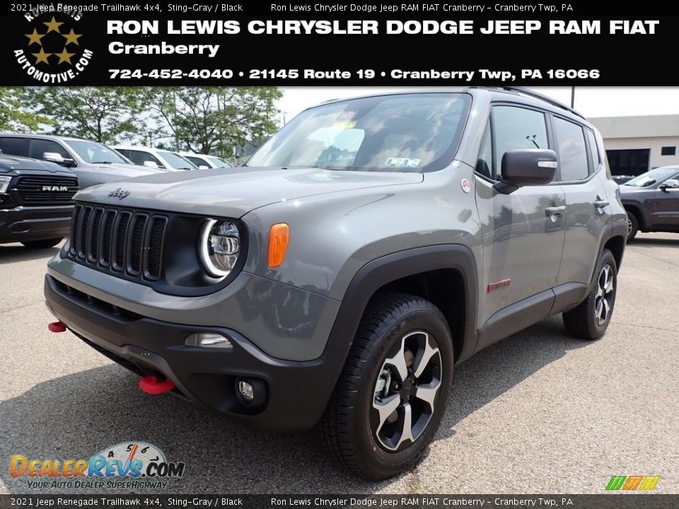 2021 Jeep Renegade Trailhawk 4x4 Sting-Gray / Black Photo #1