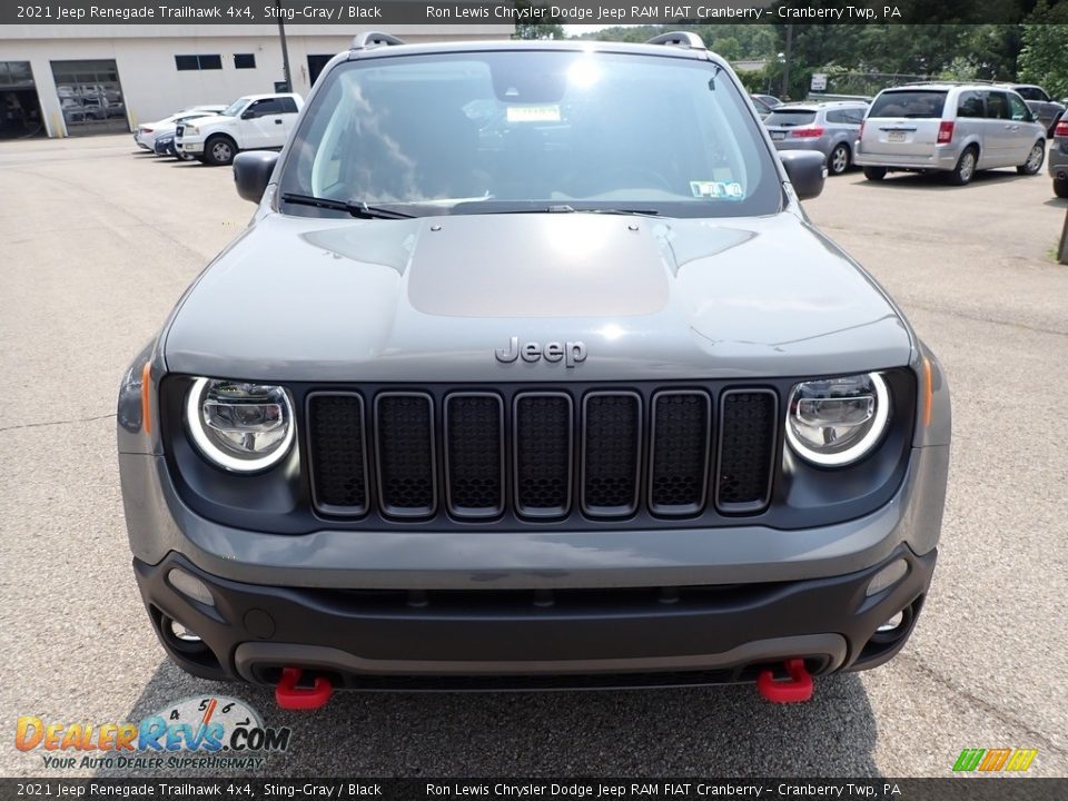 2021 Jeep Renegade Trailhawk 4x4 Sting-Gray / Black Photo #2