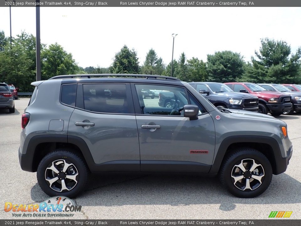 2021 Jeep Renegade Trailhawk 4x4 Sting-Gray / Black Photo #4