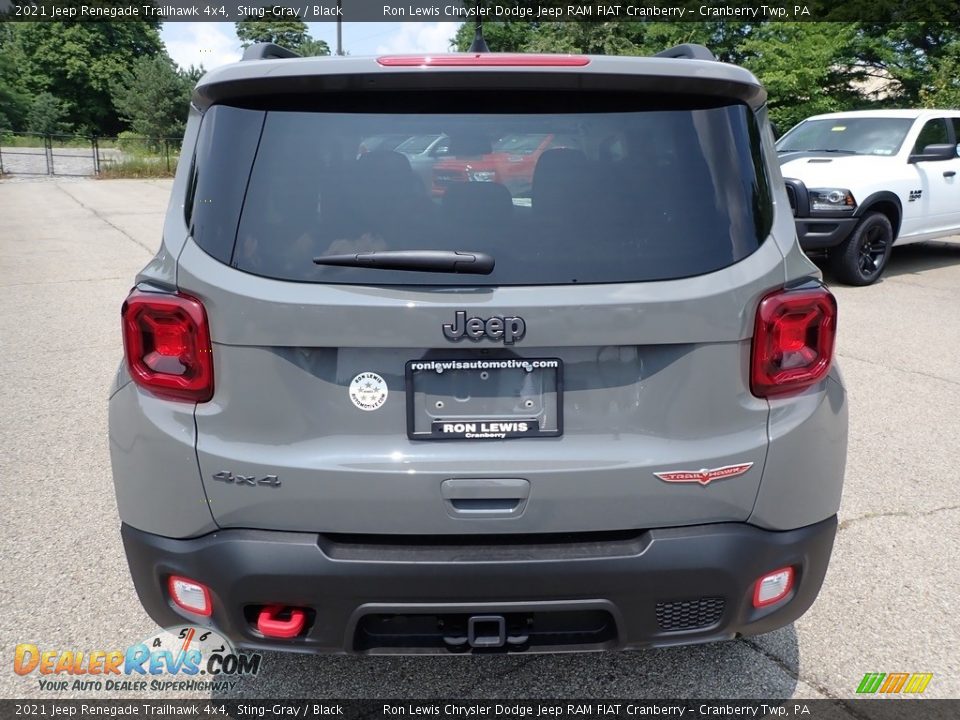 2021 Jeep Renegade Trailhawk 4x4 Sting-Gray / Black Photo #6