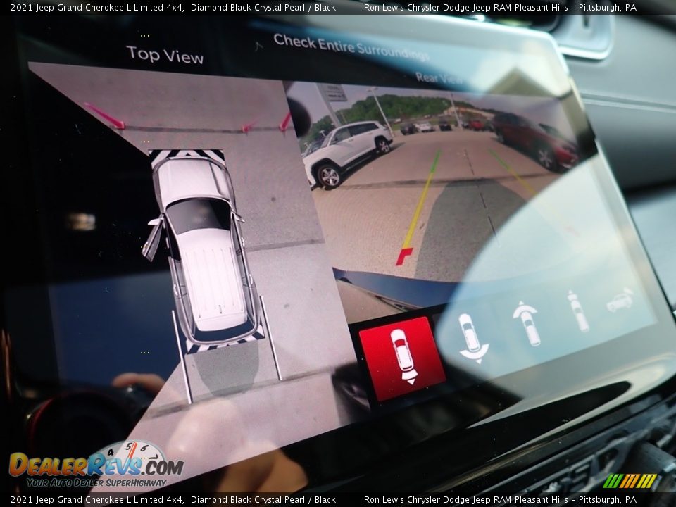 2021 Jeep Grand Cherokee L Limited 4x4 Diamond Black Crystal Pearl / Black Photo #19