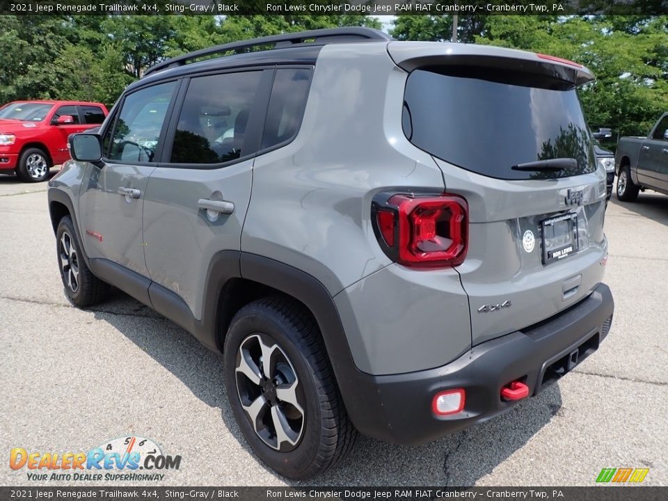 2021 Jeep Renegade Trailhawk 4x4 Sting-Gray / Black Photo #8