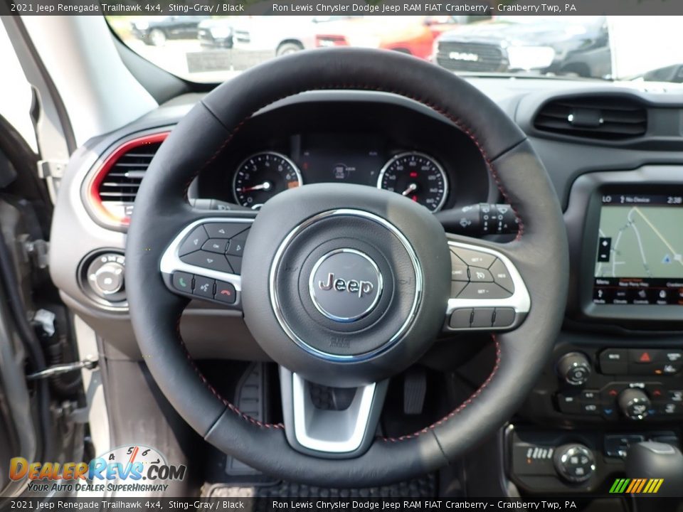 2021 Jeep Renegade Trailhawk 4x4 Steering Wheel Photo #16