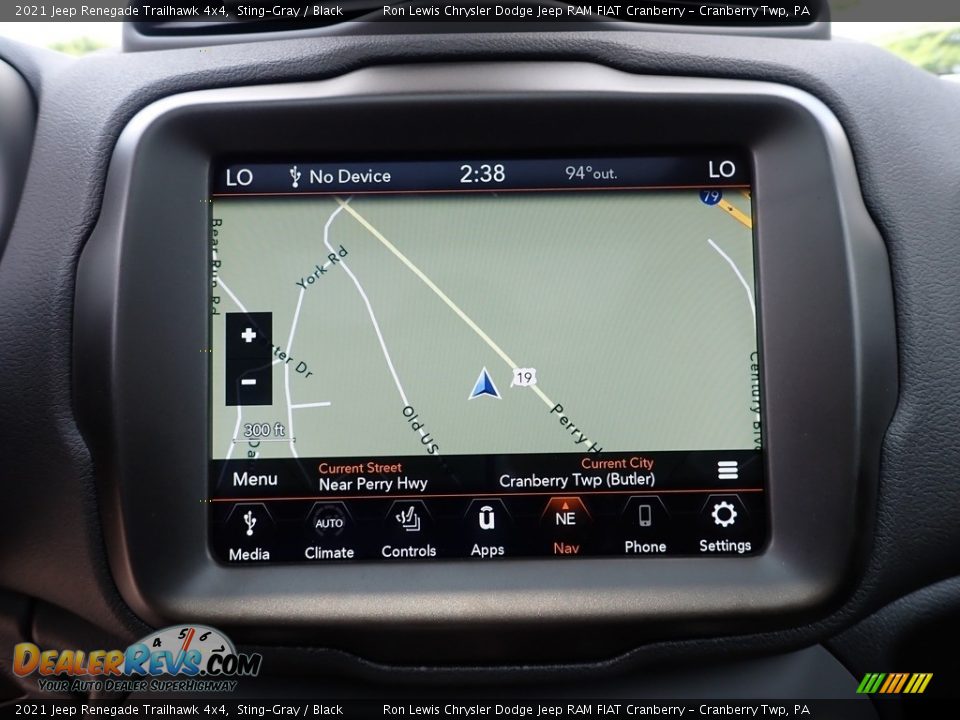 Navigation of 2021 Jeep Renegade Trailhawk 4x4 Photo #17
