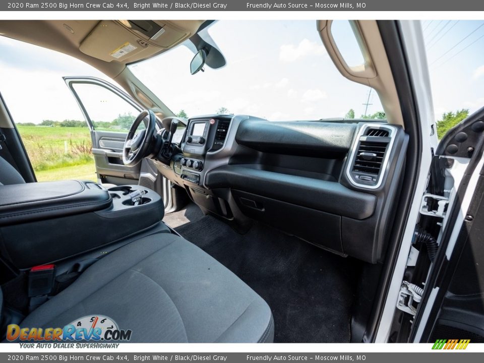 2020 Ram 2500 Big Horn Crew Cab 4x4 Bright White / Black/Diesel Gray Photo #30