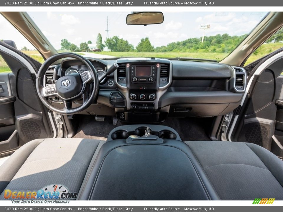 2020 Ram 2500 Big Horn Crew Cab 4x4 Bright White / Black/Diesel Gray Photo #33