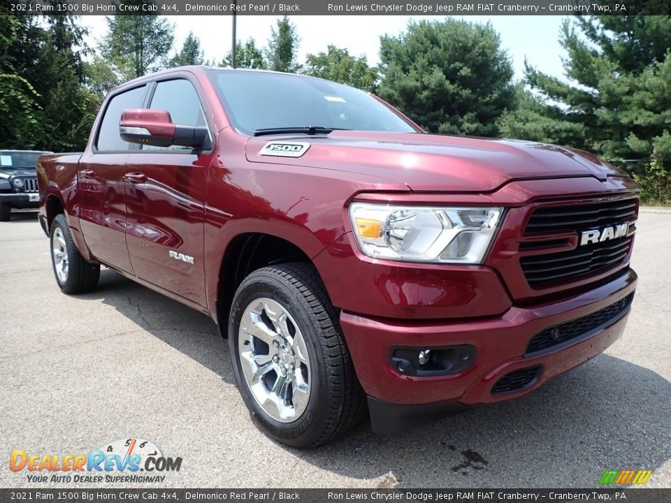 Front 3/4 View of 2021 Ram 1500 Big Horn Crew Cab 4x4 Photo #3