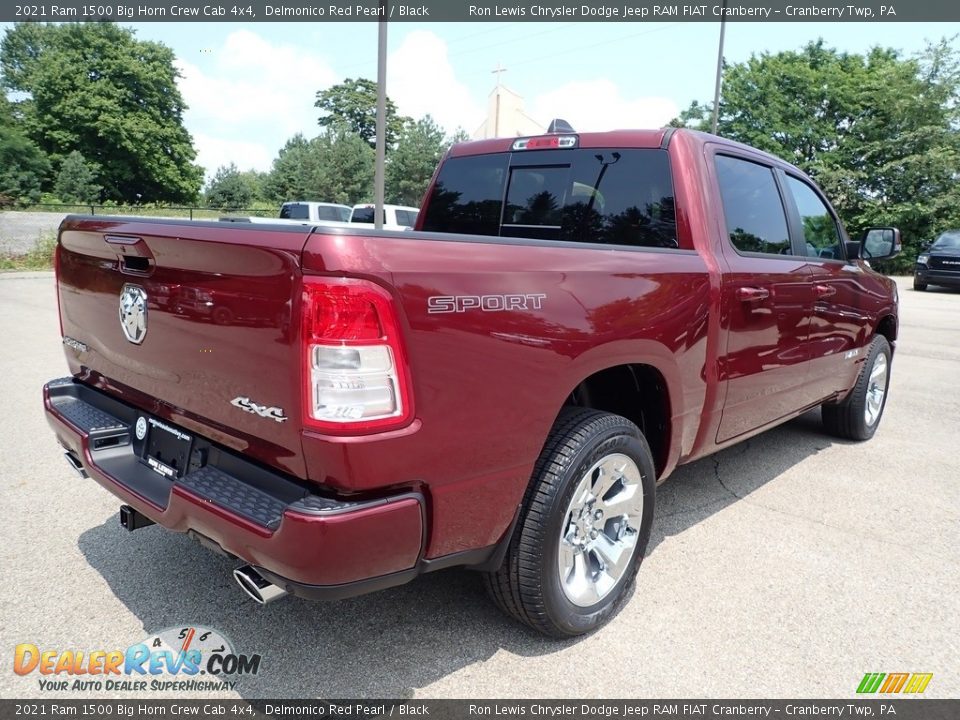 2021 Ram 1500 Big Horn Crew Cab 4x4 Delmonico Red Pearl / Black Photo #5