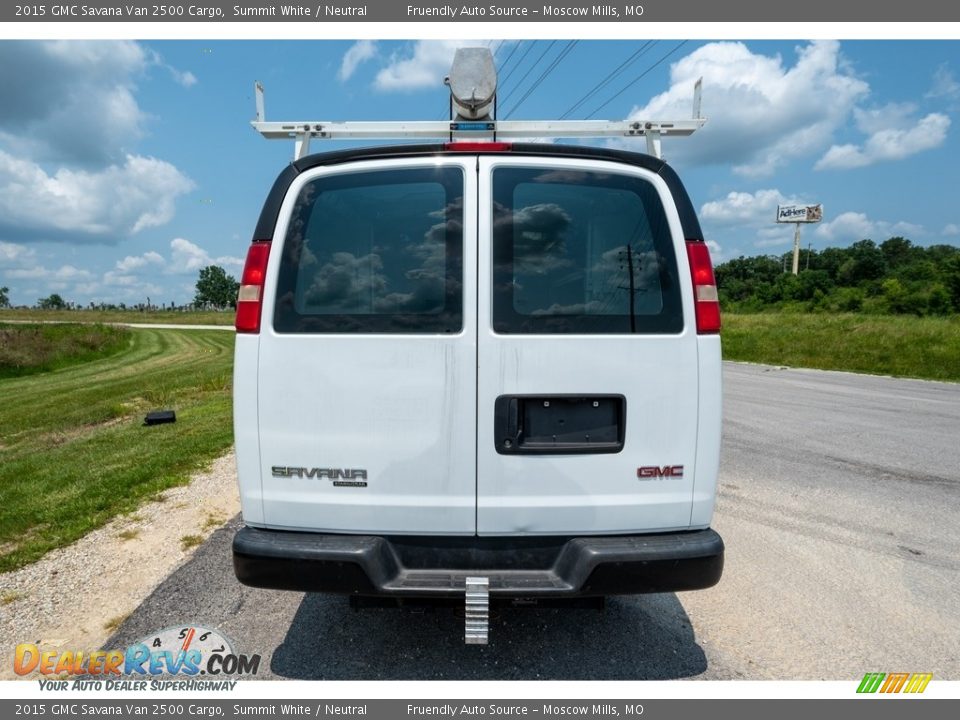 2015 GMC Savana Van 2500 Cargo Summit White / Neutral Photo #5