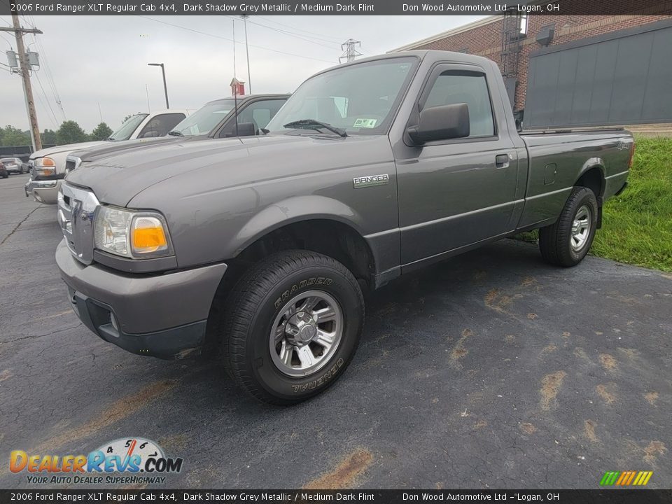 2006 Ford Ranger XLT Regular Cab 4x4 Dark Shadow Grey Metallic / Medium Dark Flint Photo #3