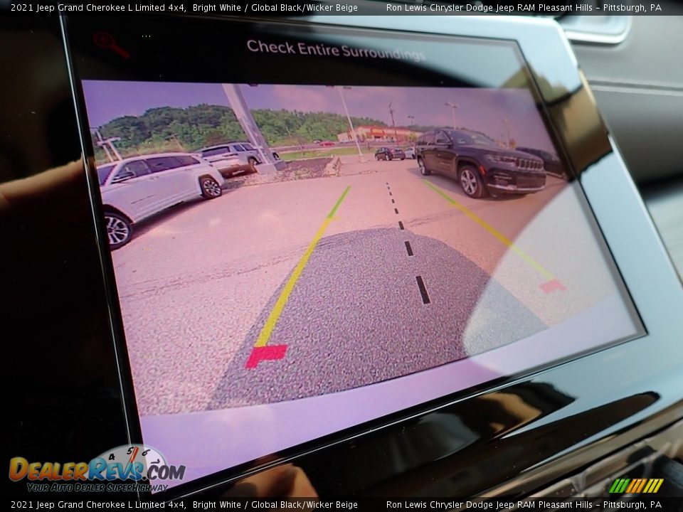 2021 Jeep Grand Cherokee L Limited 4x4 Bright White / Global Black/Wicker Beige Photo #18