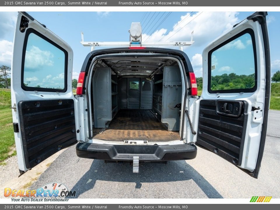 2015 GMC Savana Van 2500 Cargo Summit White / Neutral Photo #21