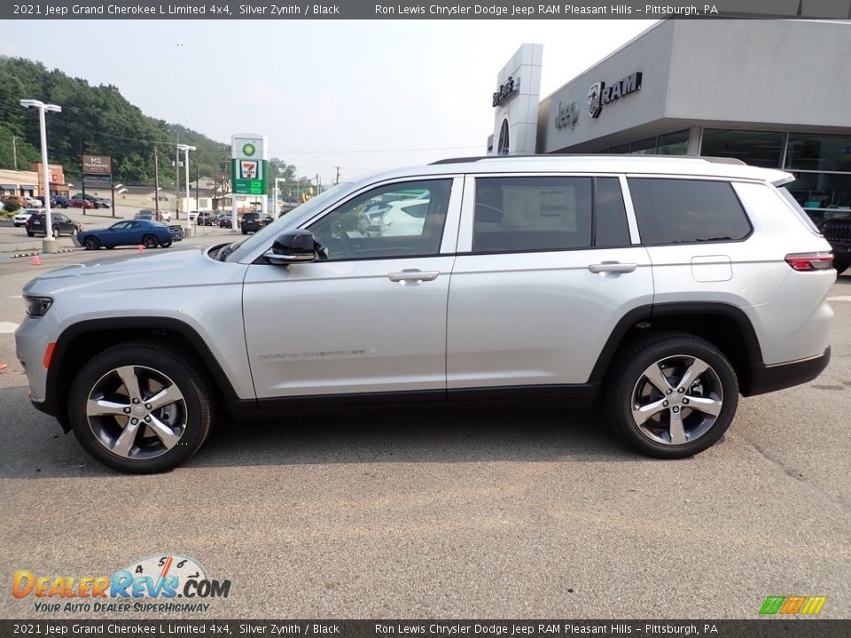 2021 Jeep Grand Cherokee L Limited 4x4 Silver Zynith / Black Photo #2