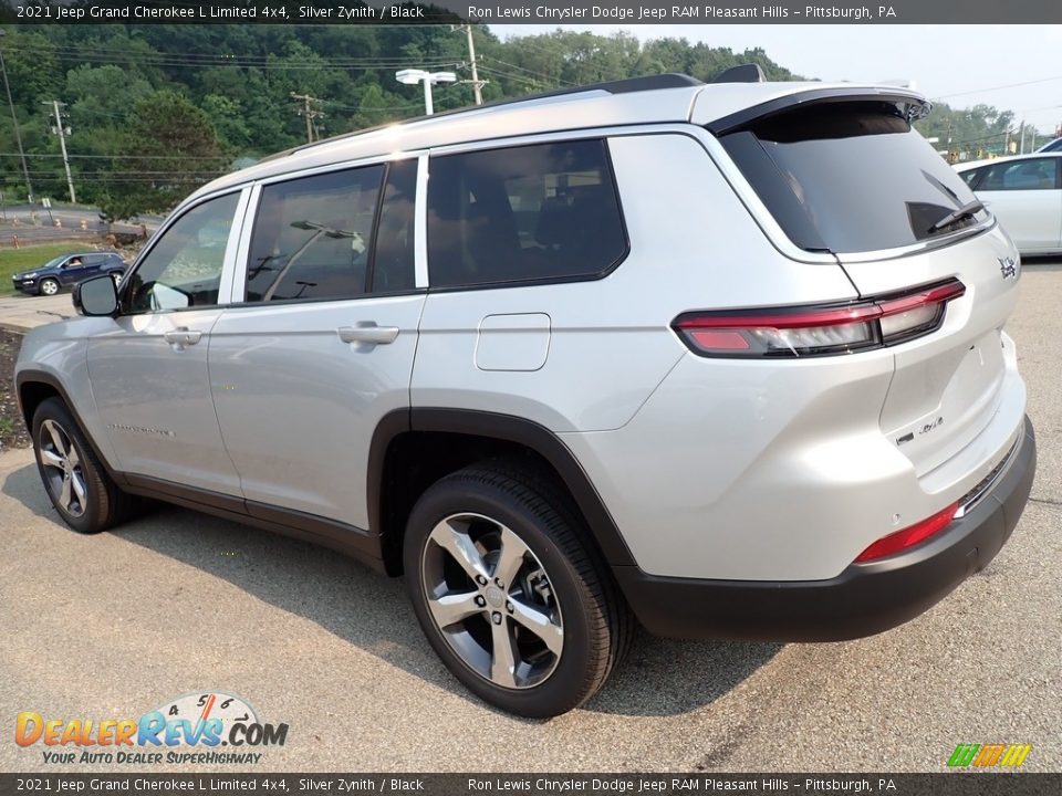 2021 Jeep Grand Cherokee L Limited 4x4 Silver Zynith / Black Photo #3