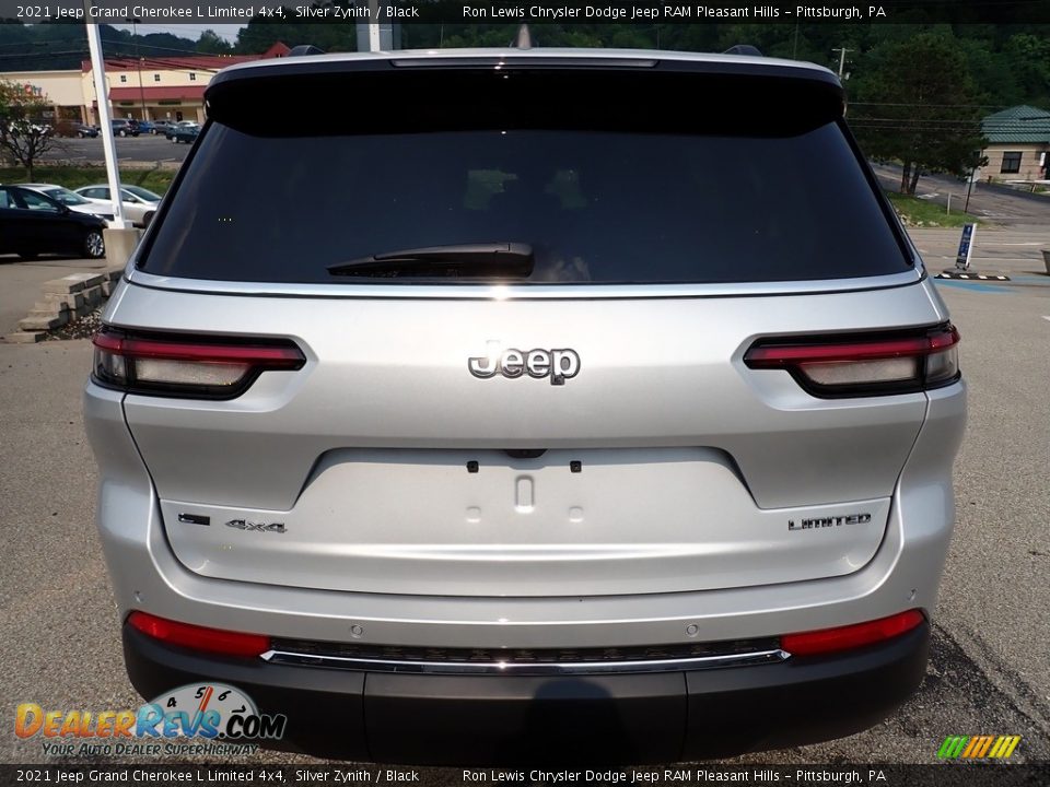 2021 Jeep Grand Cherokee L Limited 4x4 Silver Zynith / Black Photo #4