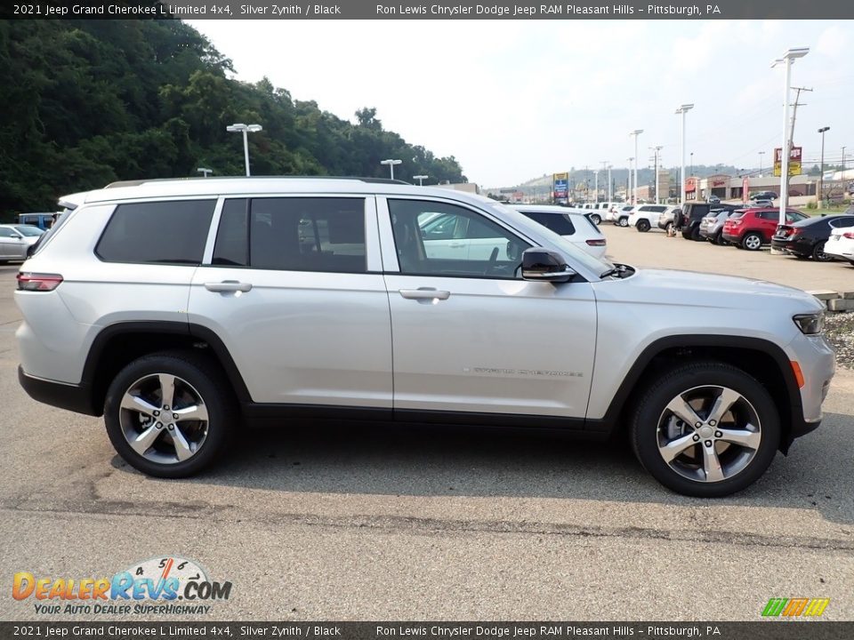 2021 Jeep Grand Cherokee L Limited 4x4 Silver Zynith / Black Photo #7