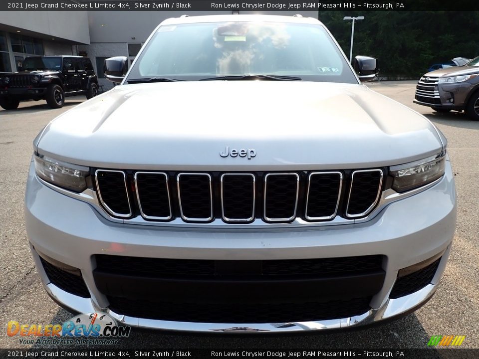 2021 Jeep Grand Cherokee L Limited 4x4 Silver Zynith / Black Photo #9