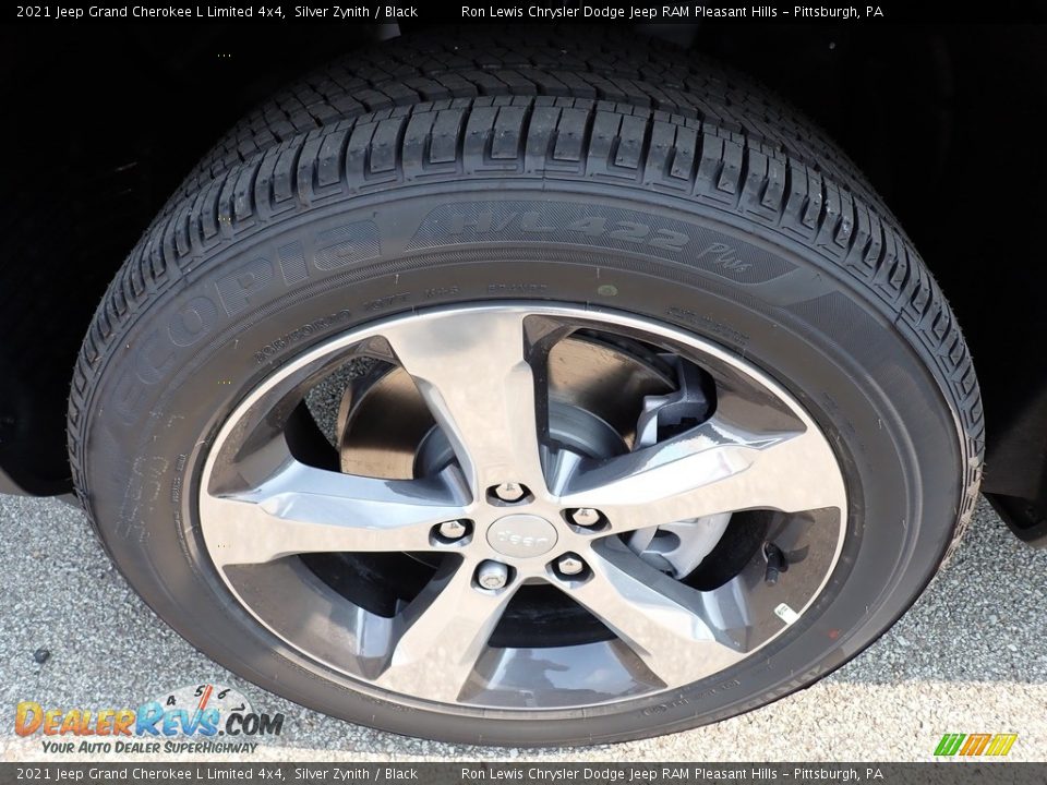 2021 Jeep Grand Cherokee L Limited 4x4 Silver Zynith / Black Photo #10