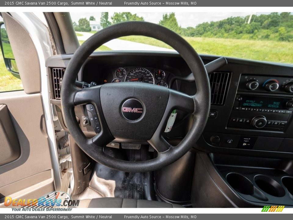 2015 GMC Savana Van 2500 Cargo Steering Wheel Photo #33
