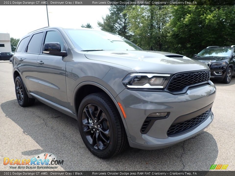 2021 Dodge Durango GT AWD Destroyer Gray / Black Photo #3