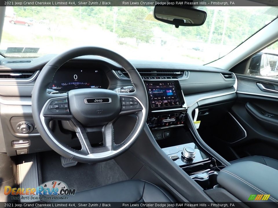 2021 Jeep Grand Cherokee L Limited 4x4 Silver Zynith / Black Photo #13
