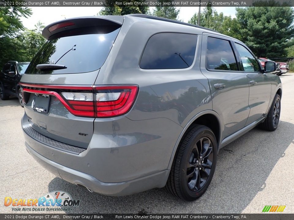 2021 Dodge Durango GT AWD Destroyer Gray / Black Photo #5